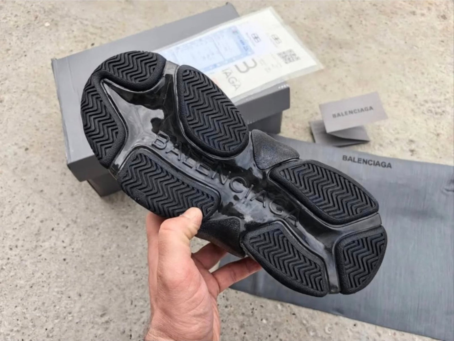 Balenciaga Triple S Black